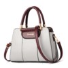 White color leather bag